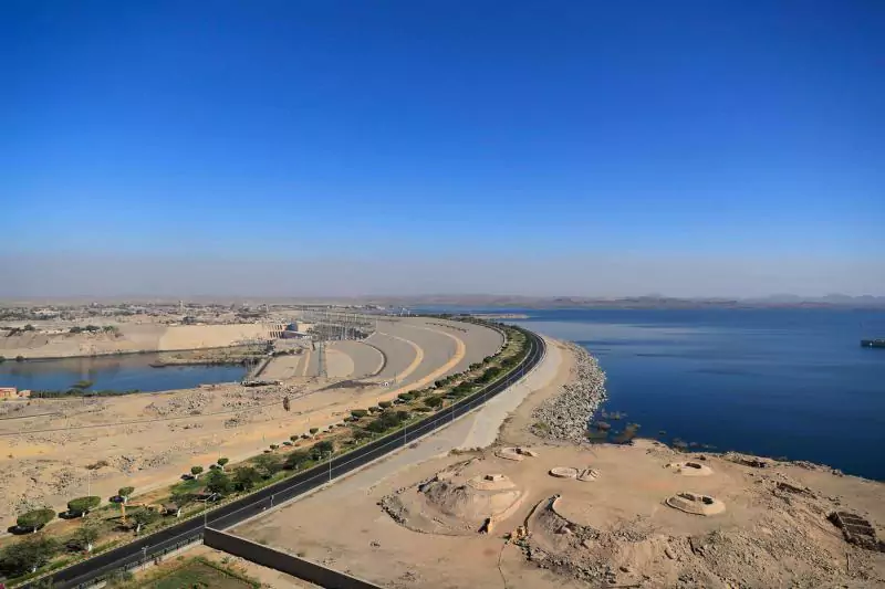 biggest dams in Africa - Aswan High Dam - Egypt